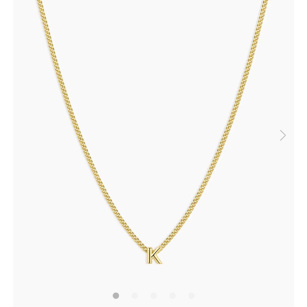 Gorjana Wilder Mini K Necklace